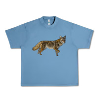 Pebble Blue coyote Urban Heavy Tee - LillyAllenDesigns