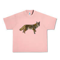 Salmon coyote Urban Heavy Tee - LillyAllenDesigns