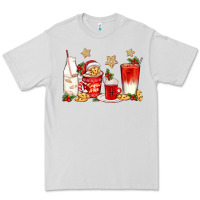 Dove Grey santa fuel coffee cups Premium Tee - texasbilliewilder