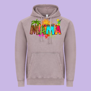 Summer Mama Vintage Hoodie Designed By Ranaportraitstore