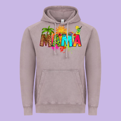 Summer Mama Vintage Hoodie Designed By Ranaportraitstore
