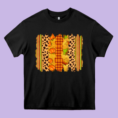 Fall Brushstroke Heavy Core Tee Designed By Zillion Design Studio