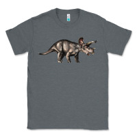 Charcoal Heather Triceratops Horridus Classic Tee - LillyAllenDesigns