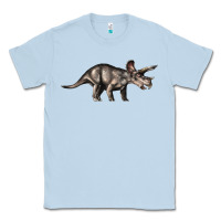 Dusty Blue Triceratops Horridus Classic Tee - LillyAllenDesigns