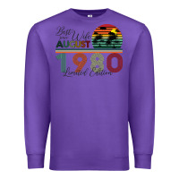 Purple Best Wife Since August 1980 Limited Edition Premium Sweatshirt - Bettercallsaul