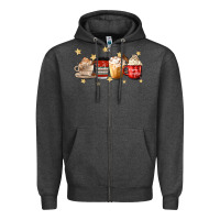 Christmas Coffee Zipper Hoodie | Teevron