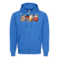 True Royal christmas coffee Zipper Hoodie - MaliasSmallBusiness