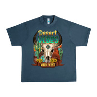 Midnight Navy desert vibes wild west Urban Heavy Tee - NancyCooperArtShop