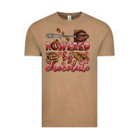 Vintage Coffee powered by chocolate Vintage Tee - AdoDesignShop