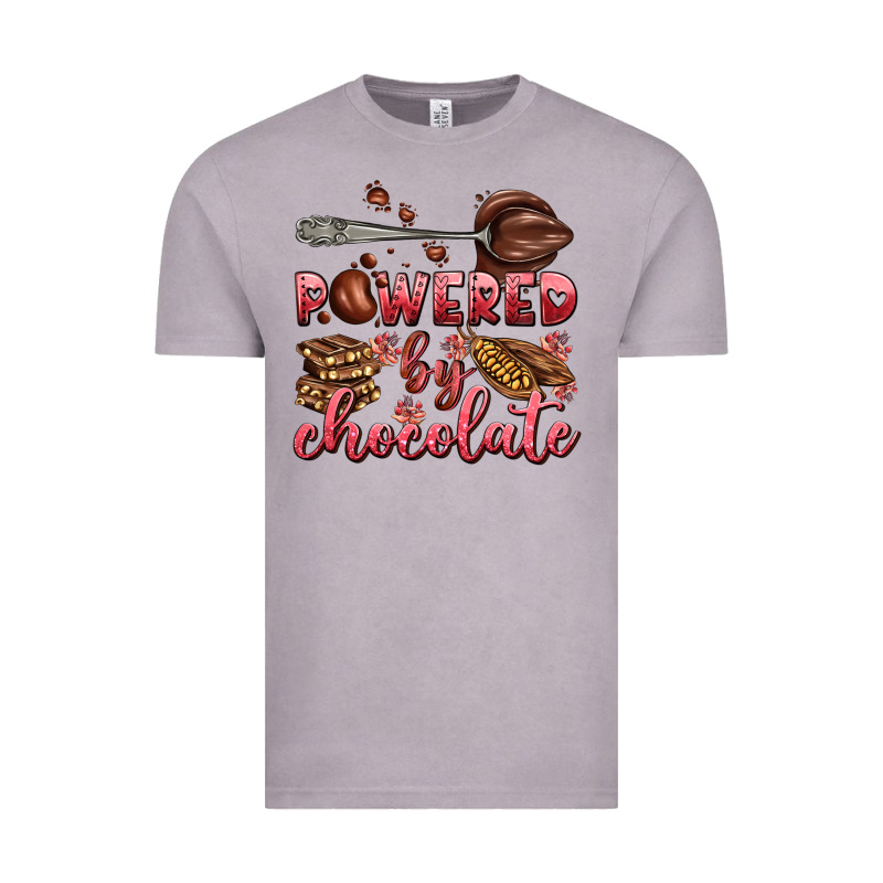 Powered By Chocolate Vintage Tee by AdoDesignShop | Teevron