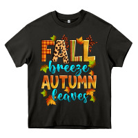 Asphalt fall breeze autumn leaves Heavy Core Tee - Zillion Design Studio