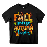 Black fall breeze autumn leaves Heavy Core Tee - Zillion Design Studio