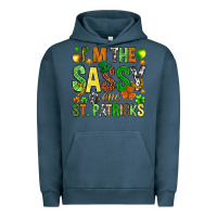Pigment Midnight Navy I'm the sassy one St. Patrick's Urban Hoodie - HowdyJamesFarm