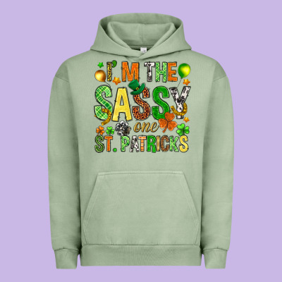 I'm The Sassy One St. Patrick's Urban Hoodie Designed By Howdyjamesfarm