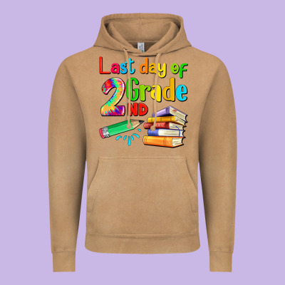 Last Day Of Second Grade Vintage Hoodie Designed By Artiststas