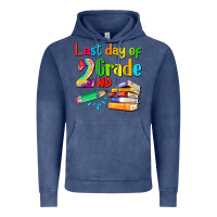 Vintage Denim last day of second grade Vintage Hoodie - Artiststas