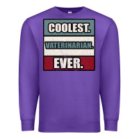 Purple coolest veterinarian ever Premium Sweatshirt - Bettercallsaul