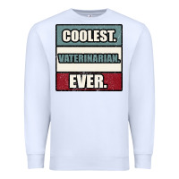 White coolest veterinarian ever Premium Sweatshirt - Bettercallsaul