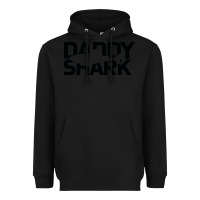 Black Daddy Shark Heavyweight Hoodie - Bettercallsaul