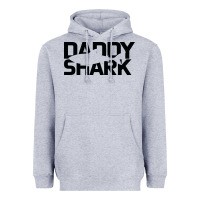Heather Grey Daddy Shark Heavyweight Hoodie - Bettercallsaul