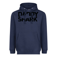 Navy Daddy Shark Heavyweight Hoodie - Bettercallsaul