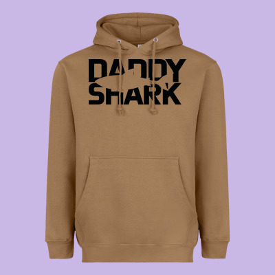 Daddy Shark Heavyweight Hoodie Designed By Bettercallsaul