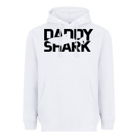 White Daddy Shark Heavyweight Hoodie - Bettercallsaul
