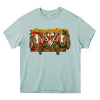 Arona Christmas goats Heavy Core Tee - BarkalooDesign