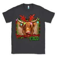Smoke merry christmas y'all highland cow Classic Tee - Jasminsmagicworld
