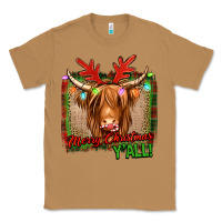 Toasted Coconut merry christmas y'all highland cow Classic Tee - Jasminsmagicworld