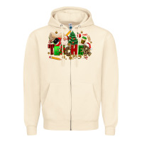 Sandshell christmas  teacher Zipper Hoodie - MaliasSmallBusiness