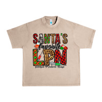 French Oak santa's favorite lpn Urban Heavy Tee - Jasminsmagicworld
