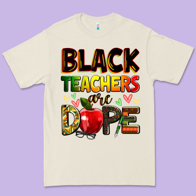 Black Teacher's Are Dope Juneteenth Premium Tee Designed By Zillion Design Studio