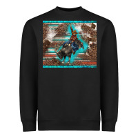 Black western rodeo bullfighter serape leopards turquoise's gliterrs Heavyweight Sweatshirt - BarkalooDesign