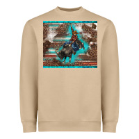 Mushroom western rodeo bullfighter serape leopards turquoise's gliterrs Heavyweight Sweatshirt - BarkalooDesign