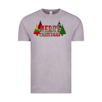 Vintage Zinc merry christmas glitter plaid trees Vintage Tee - AdoDesignShop