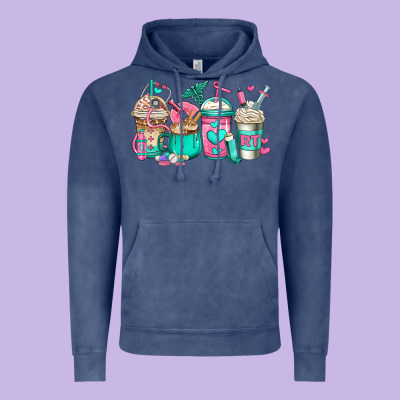 Rt Respiratory Therapist Coffee Cups Vintage Hoodie Designed By Jasminsmagicworld