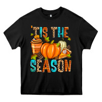 Black 'tis the season fall Heavy Core Tee - Zillion Design Studio