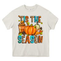 Cream 'tis the season fall Heavy Core Tee - Zillion Design Studio
