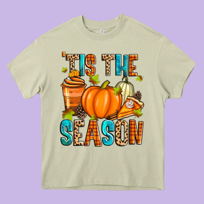 'tis The Season Fall Heavy Core Tee Designed By Zillion Design Studio