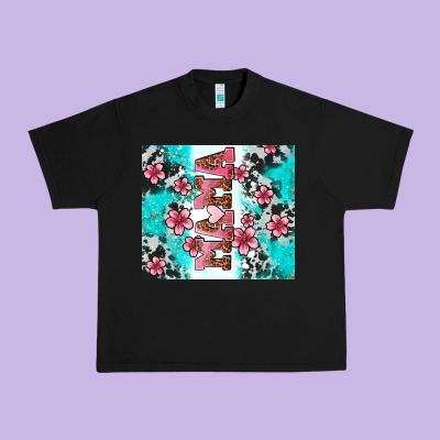 Floral Mama Urban Heavy Tee Designed By Adodesignshop