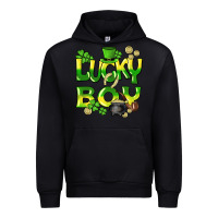 Black Lucky Boy St. Patrick's Day Urban Hoodie - HowdyJamesFarm