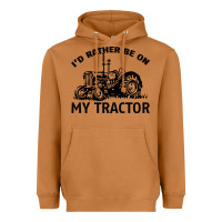 Meerkat I D Rather Be On My Tractor Heavyweight Hoodie - Bettercallsaul