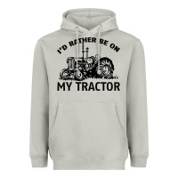 Moon Dust I D Rather Be On My Tractor Heavyweight Hoodie - Bettercallsaul
