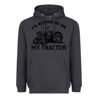 Smoke I D Rather Be On My Tractor Heavyweight Hoodie - Bettercallsaul