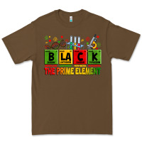 Cacao Black the prime element juneteenth Premium Tee - Zillion Design Studio