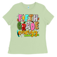 Matcha fifth grade energy Ladies Tee - texasbilliewilder