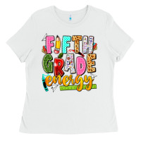 White fifth grade energy Ladies Tee - texasbilliewilder
