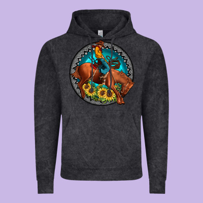 Gemstone Rodeo Vintage Hoodie Designed By Jahusdesignshop