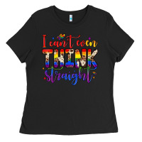 Black i can't even think straight Ladies Tee - JahusDesignShop